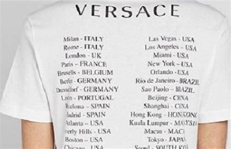 versace cina scuse